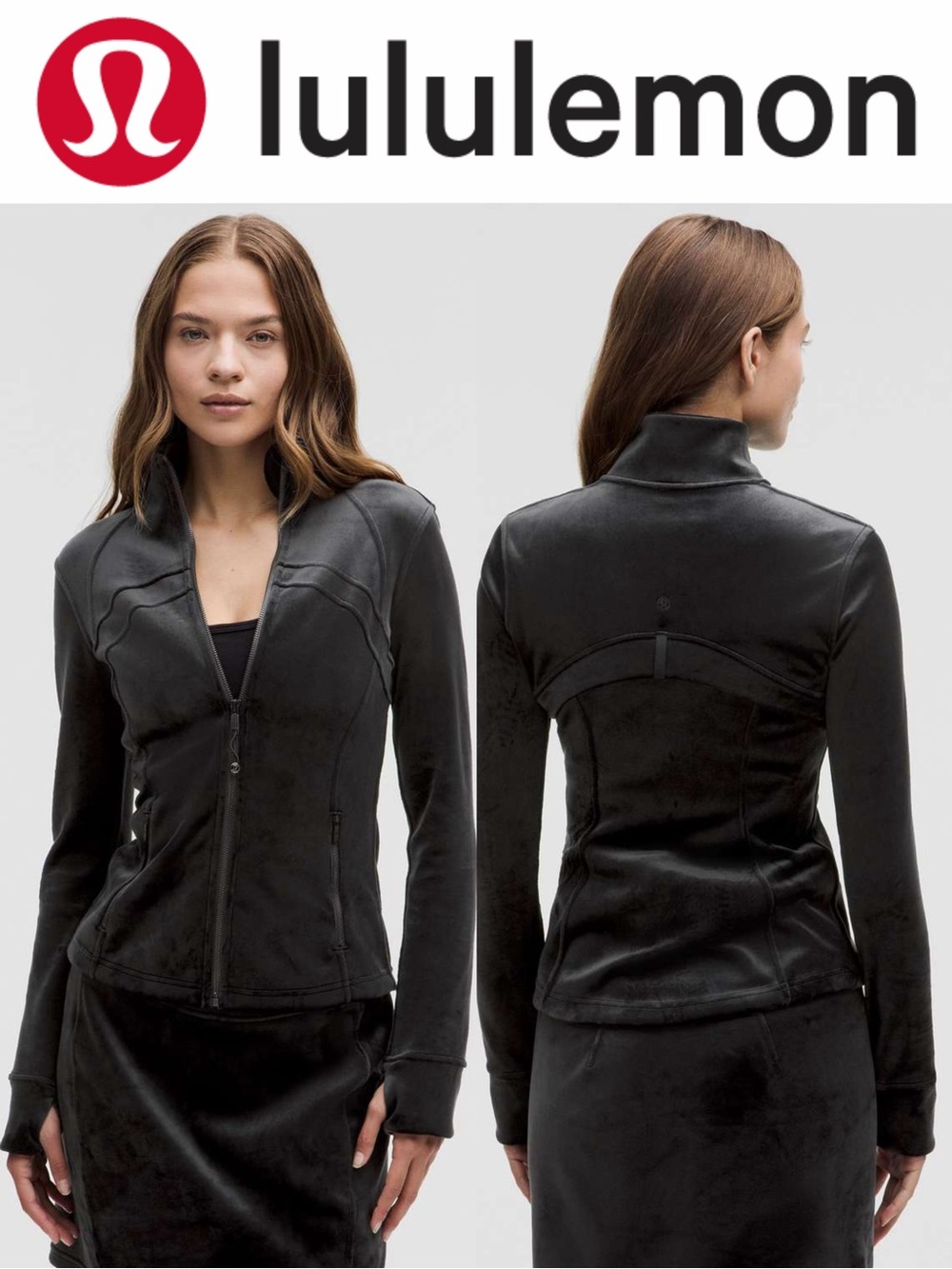 Lululemon Define Jacket *Velvet
Black (Silver Zipper)